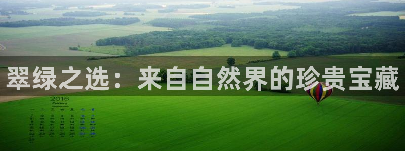 众腾娱乐开户：翠绿之选：来自自然界的珍贵宝藏