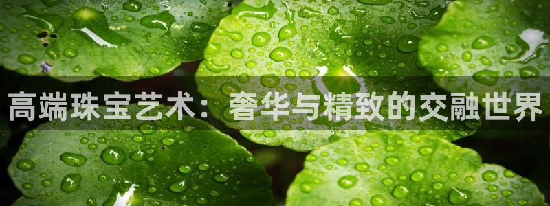 众腾娱乐文化怎么样：高端珠宝艺术：奢华与精致的交融世界
